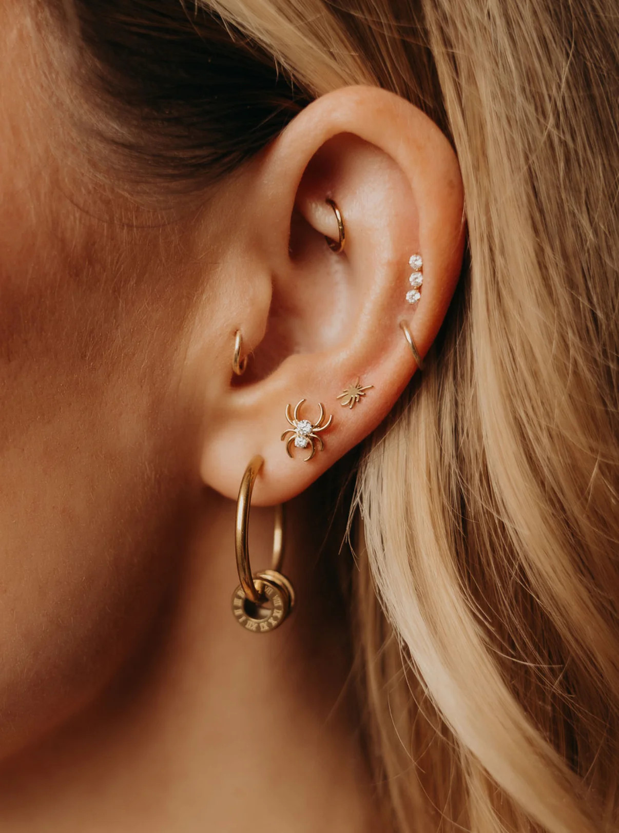 Itsy-Bitsy Spider Flat Back | Pierced by Ash Design