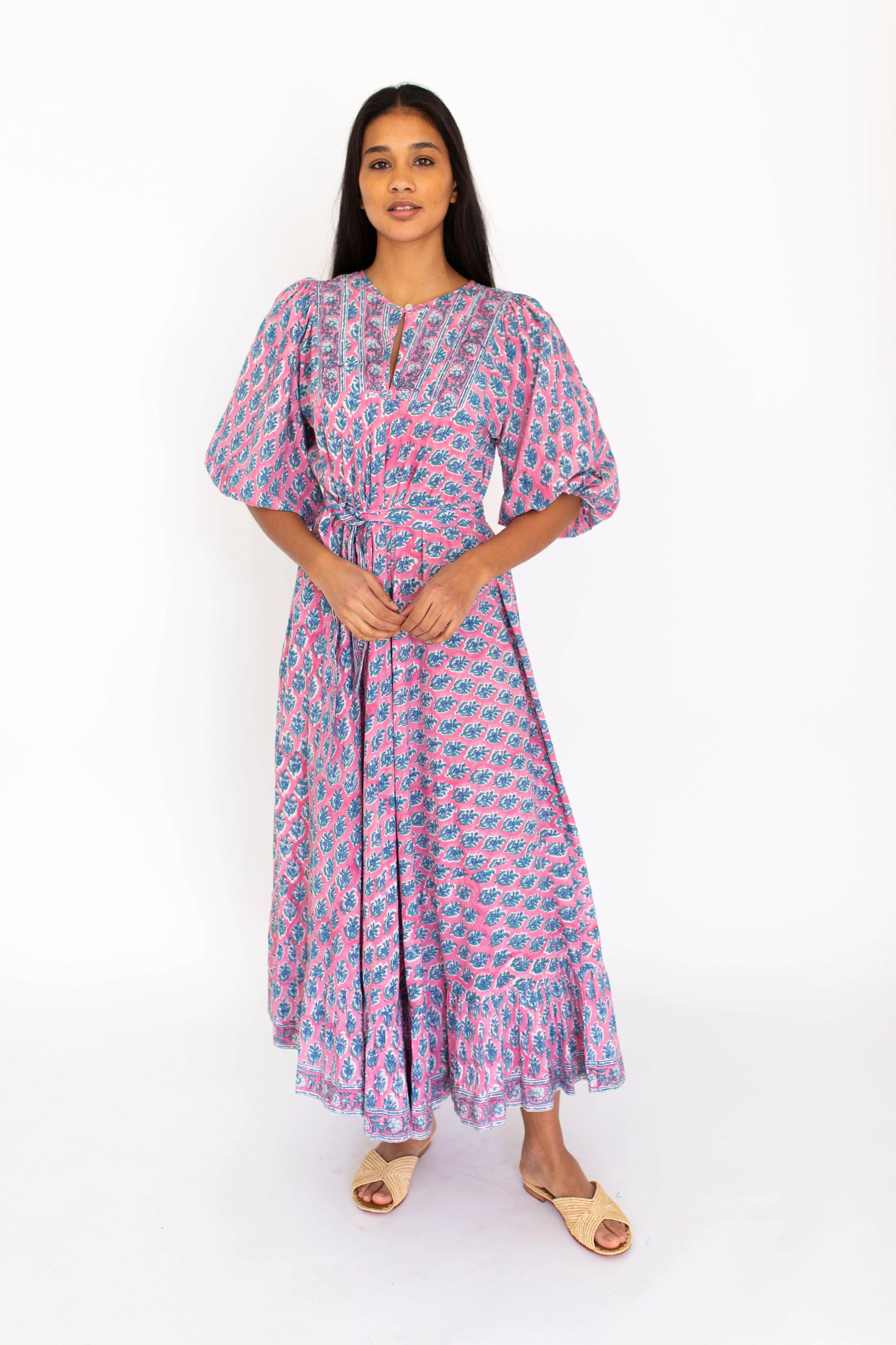 The House Dress - Pink Blue Multi | Marea