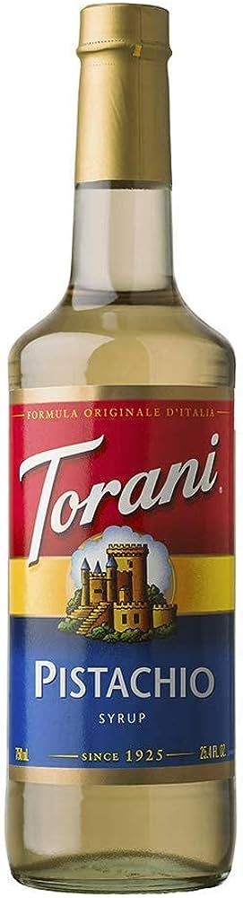 Torani Pistachio Syrup, 750 ml/25.4 oz | Amazon (US)