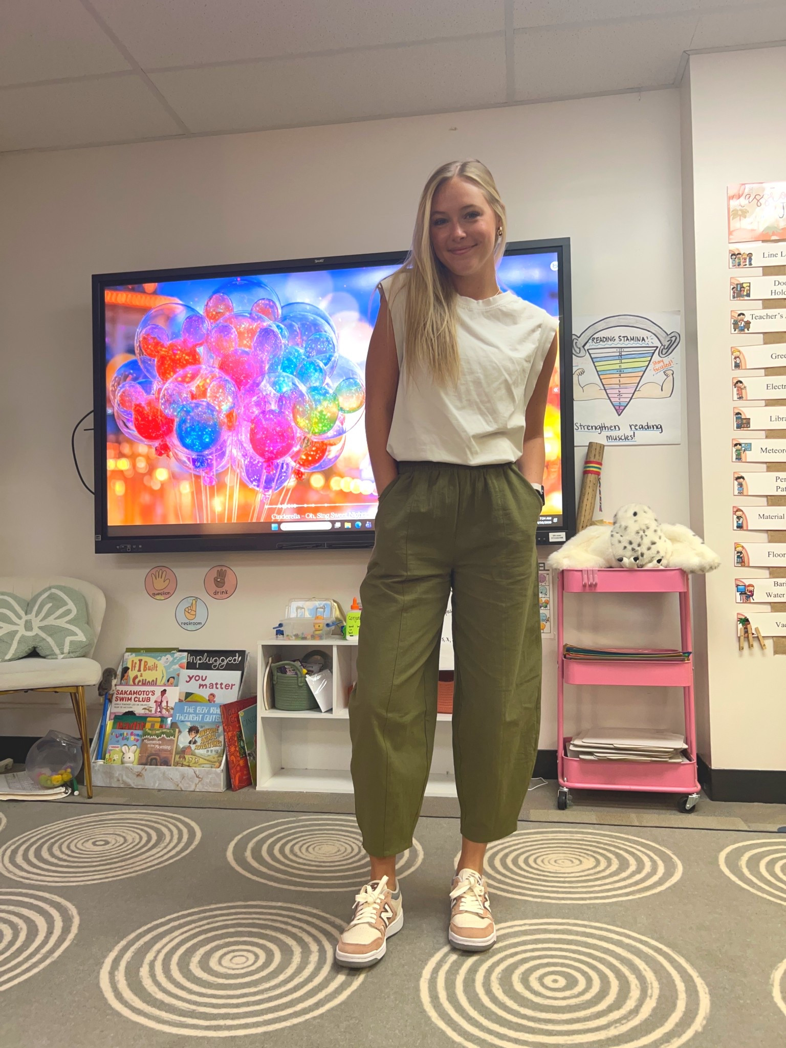 Weather is getting warmer, time for all the linen pants! 🙌🏼💚 

#LTKWorkwear #LTKdayinmylife #LTKootd