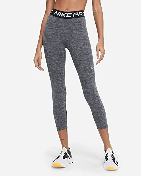Nike Pro 365 Women's Mid-Rise Crop Leggings | Amazon (US)