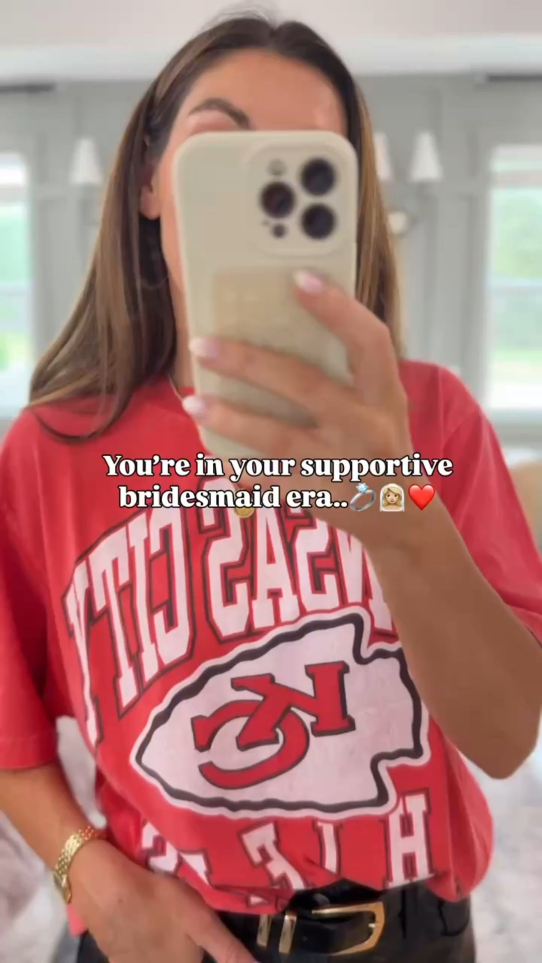 In our supportive bridesmaid era for Taylor and Travis! 
Abercrombie Chiefs 

#LTKStyleTip #LTKActive #LTKSaleAlert