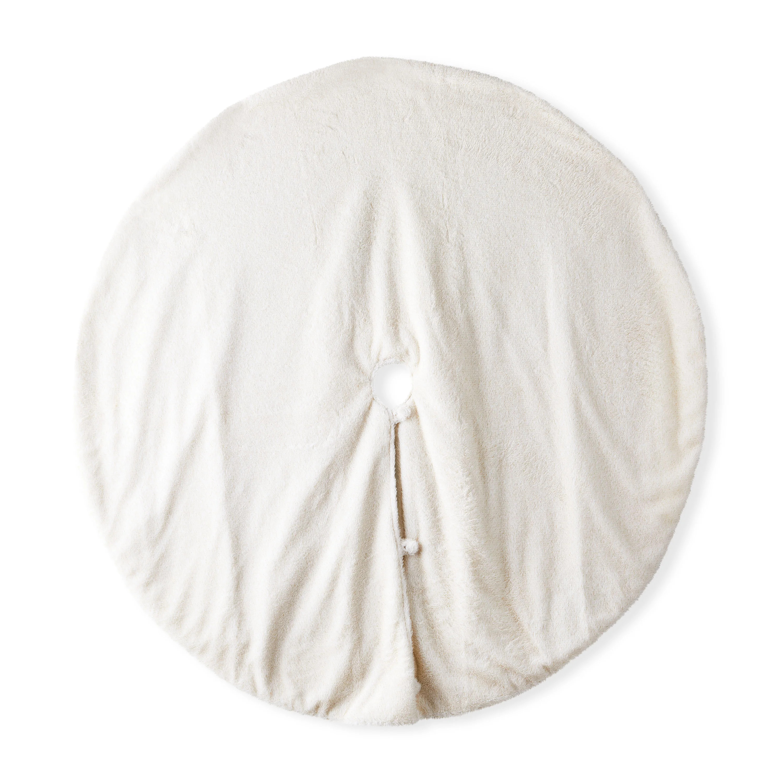 My Texas House, White Glitter Fur Tree Skirt Decoration, 56 inch | Walmart (US)