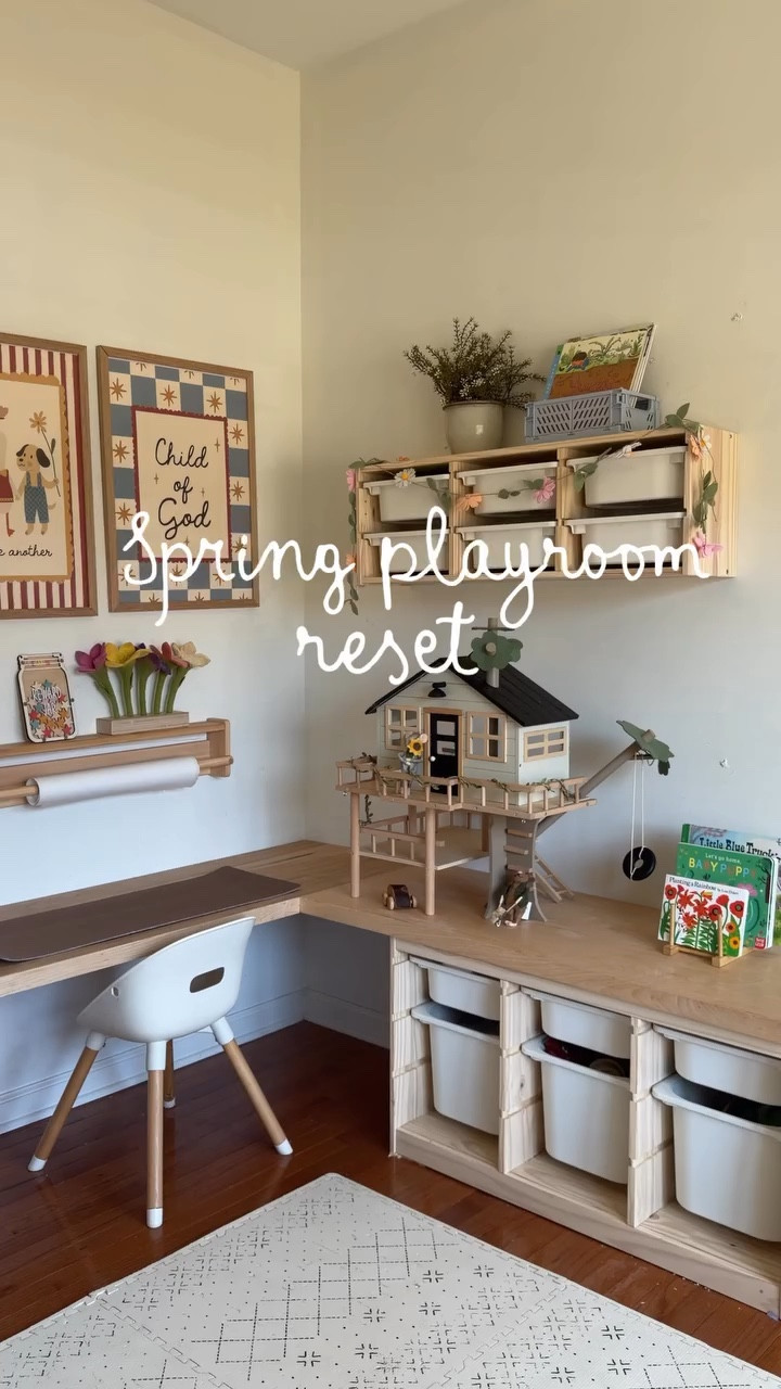 Did a little playroom refresh just in time for Spring! 🌷 Decorating this little space with the seasons has become one of my favorite things to do! 😍 

🔗Comment “SPRING” for links!

#springdecor #playroomdecor #ikeaplayroom #playroom #playroomideas