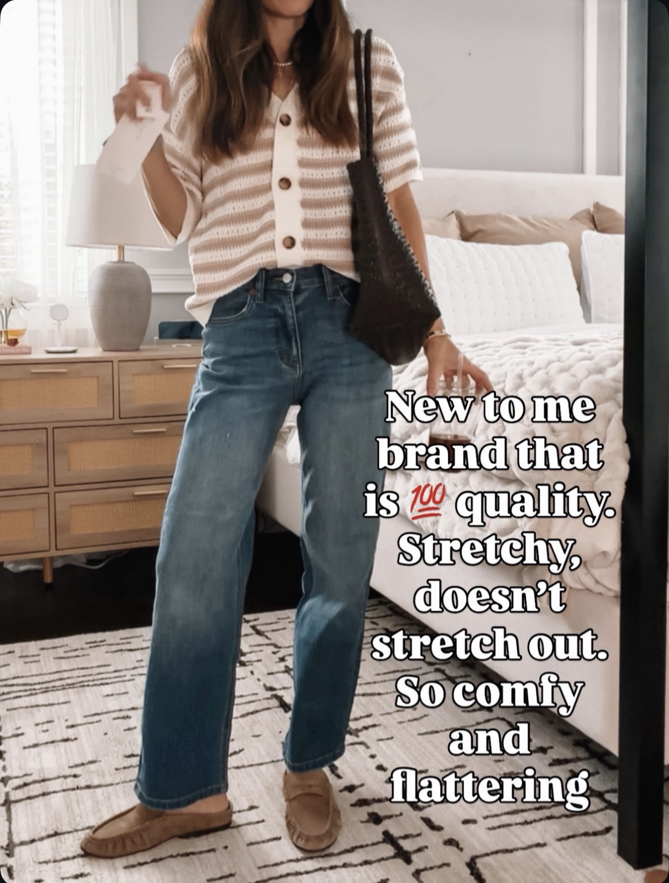 New to me brand that is so great on quality! Stretchy doesn’t stretch out. So comfy and flattering jeans 🙌🏻

#LTKootd #LTKSeasonal #LTKOver40