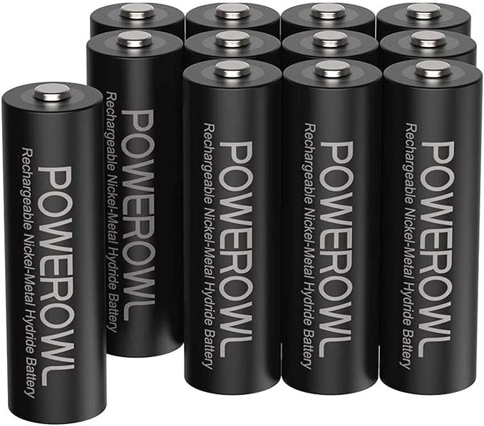 POWEROWL Rechargeable AA Batteries, 2800mAh High Capacity Double A Batteries 1.2V NiMH Low Self D... | Amazon (US)