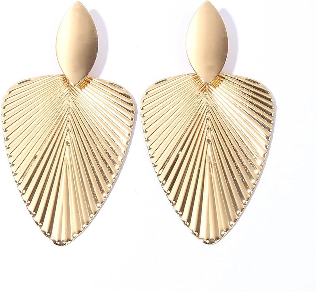 T-ztoss Bohemian Gold Elegant Flower Fashion Dangle Earring Cute Metal Flower Earrings Unique Chi... | Amazon (US)