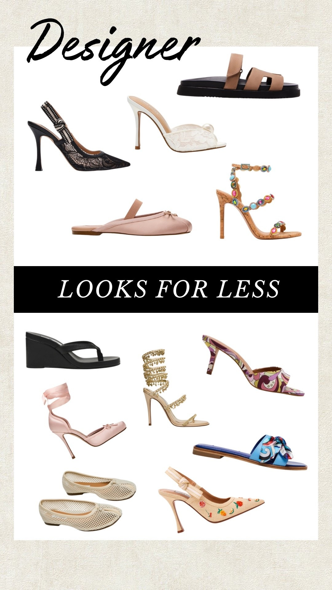 Designer looks for less! Designer shoes for less.

#LTKootd #LTKgrwm