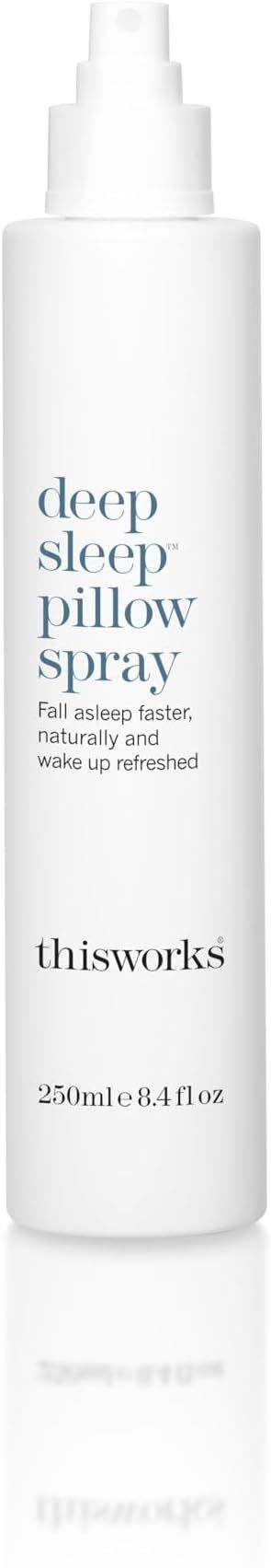 thisworks Deep Sleep Pillow Spray, 250 ml - Natural Sleep Aid with Essential Oils of Lavender, Ve... | Amazon (US)
