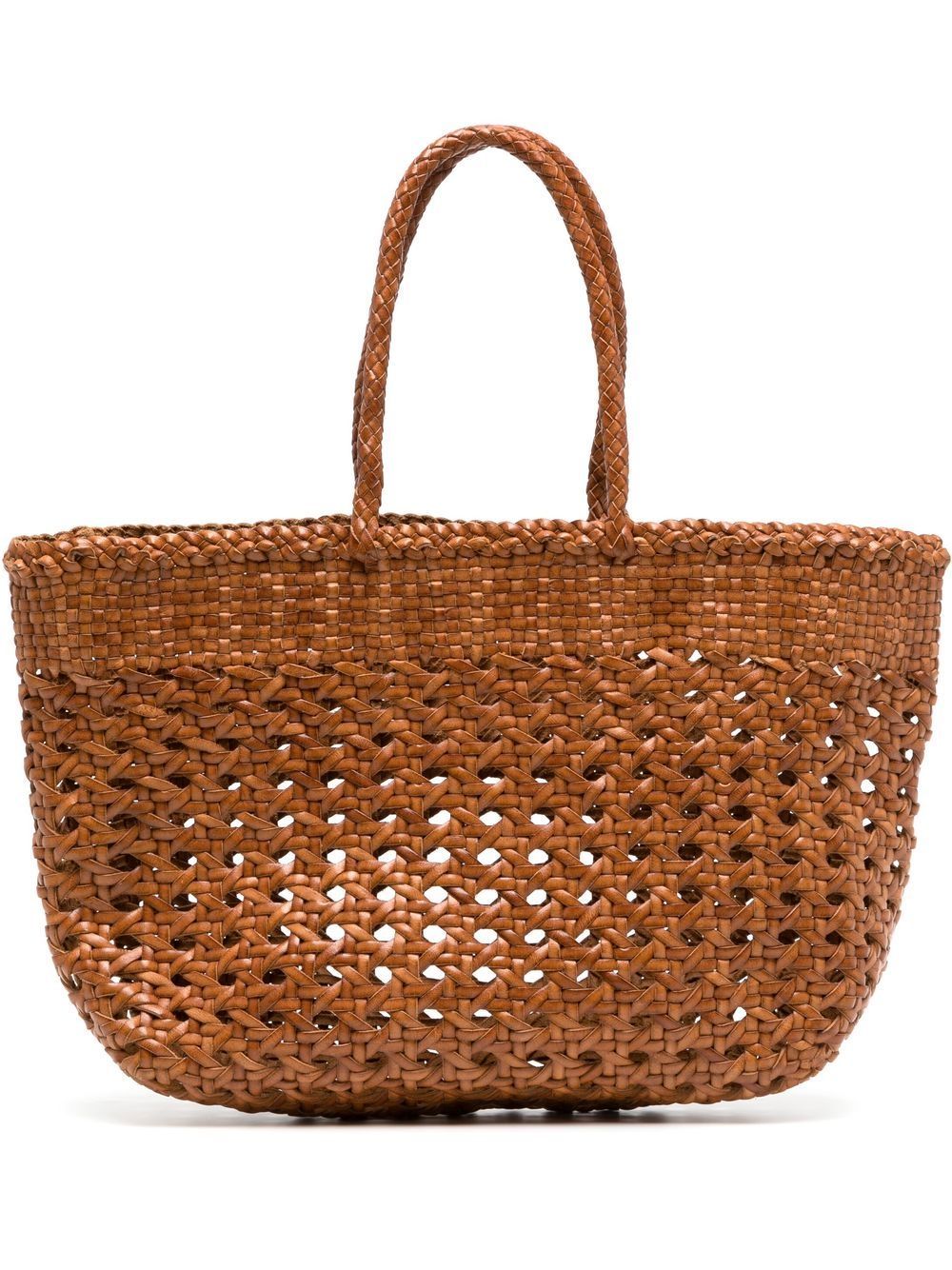 Nantucket woven leather tote bag | Farfetch Global