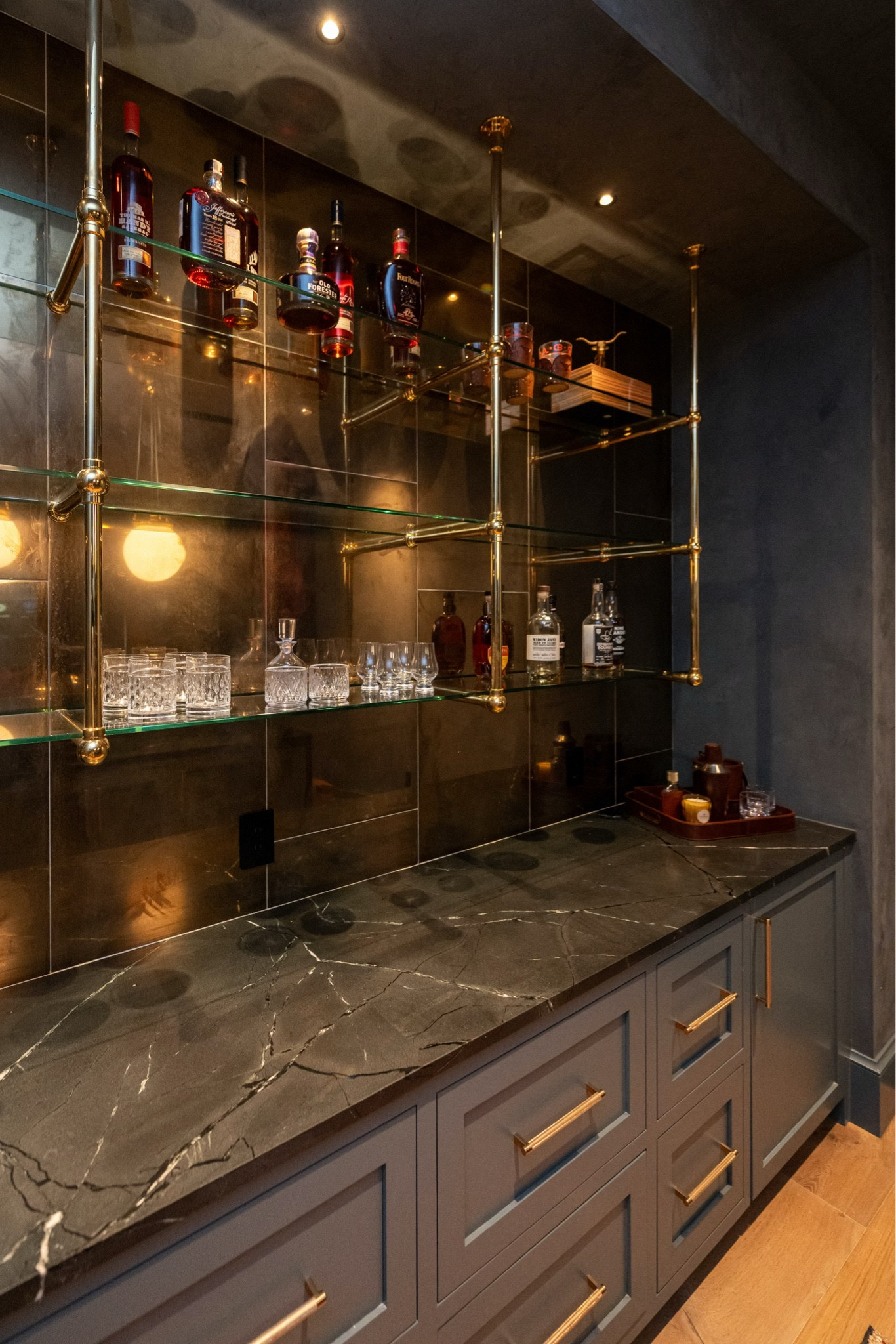 Join us for a tour of this stunning wet bar, where entertainment meets elegance! 

#LTKHome
