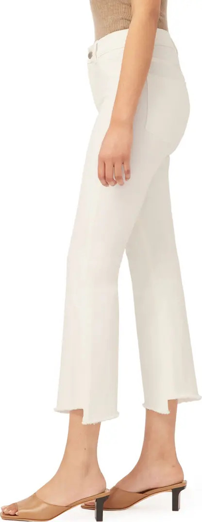 DL1961 Bridget Instasculpt High Waist Asymmetric Raw Hem Ankle Bootcut Jeans | Nordstromrack | Nordstrom Rack
