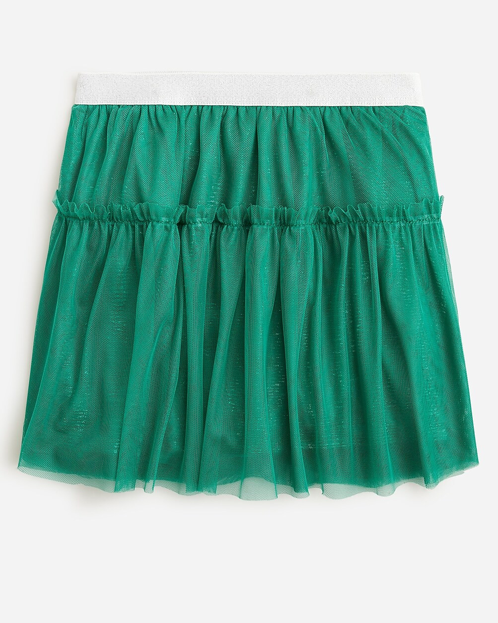 Girls' ruffle tulle pull-on skirt | J. Crew US