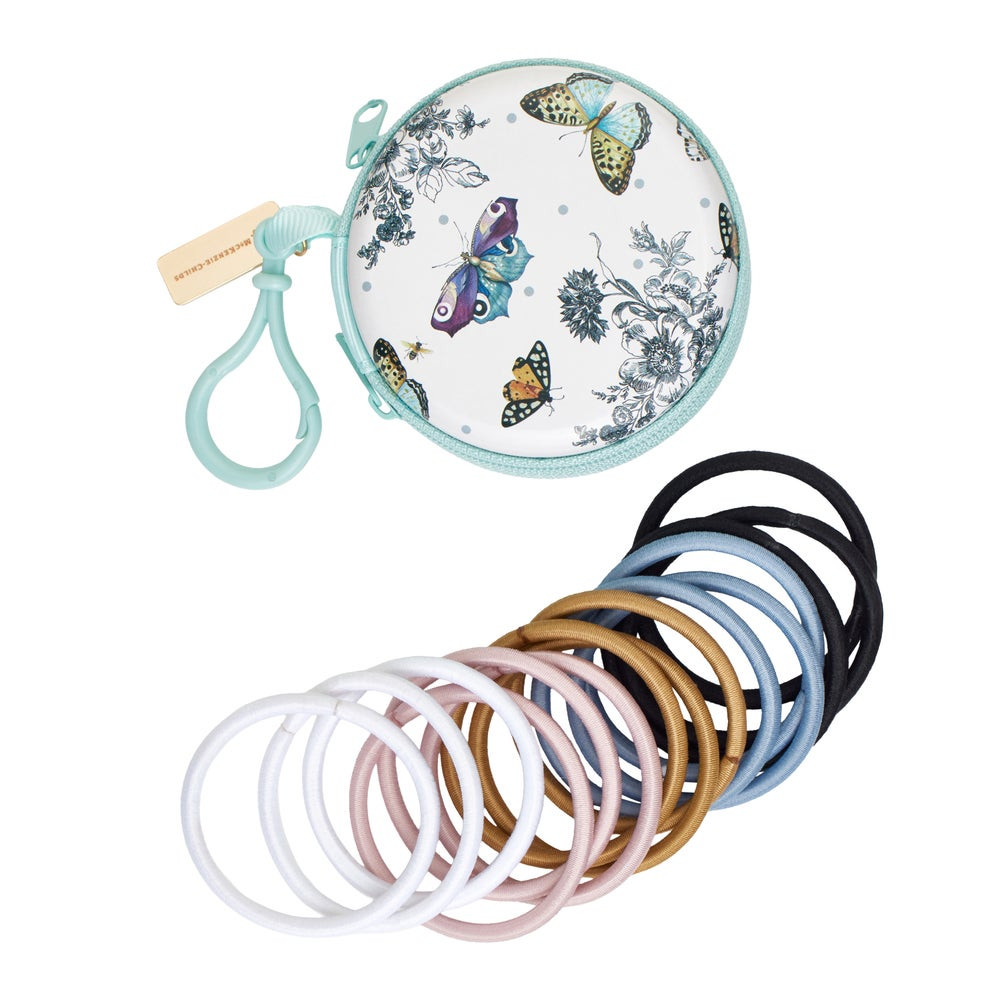 MC x Goody Butterfly Toile Purse Charm Elastic 15 CT | MacKenzie-Childs