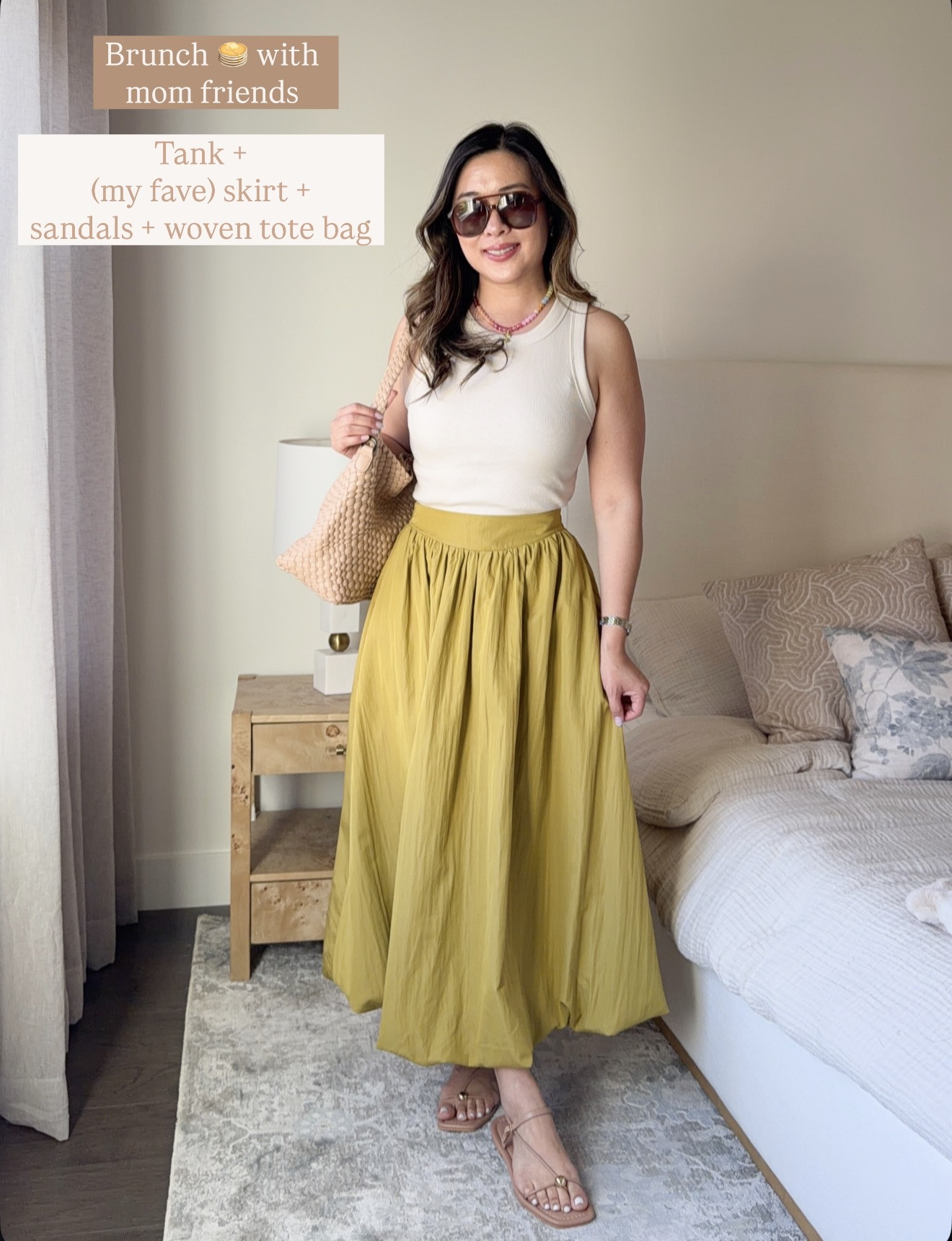 Viral Amazon bubble skirt // mom outfit // brunch

#LTKootd #LTKmomlife #LTKOver40