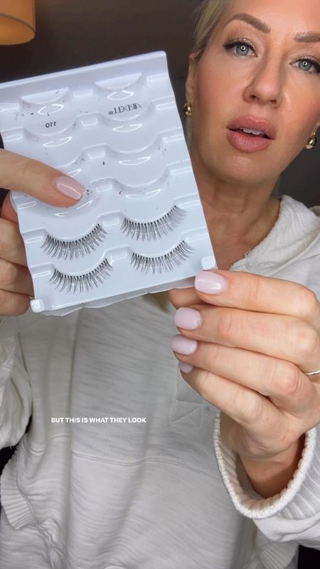 False lashes that I’ve been able to wear 6-10 times before I throw them out. Ardell 110 from Amazon are so affordable 
Eyelashes 

#LTKbeauty #LTKover40 #LTKfindsunder50