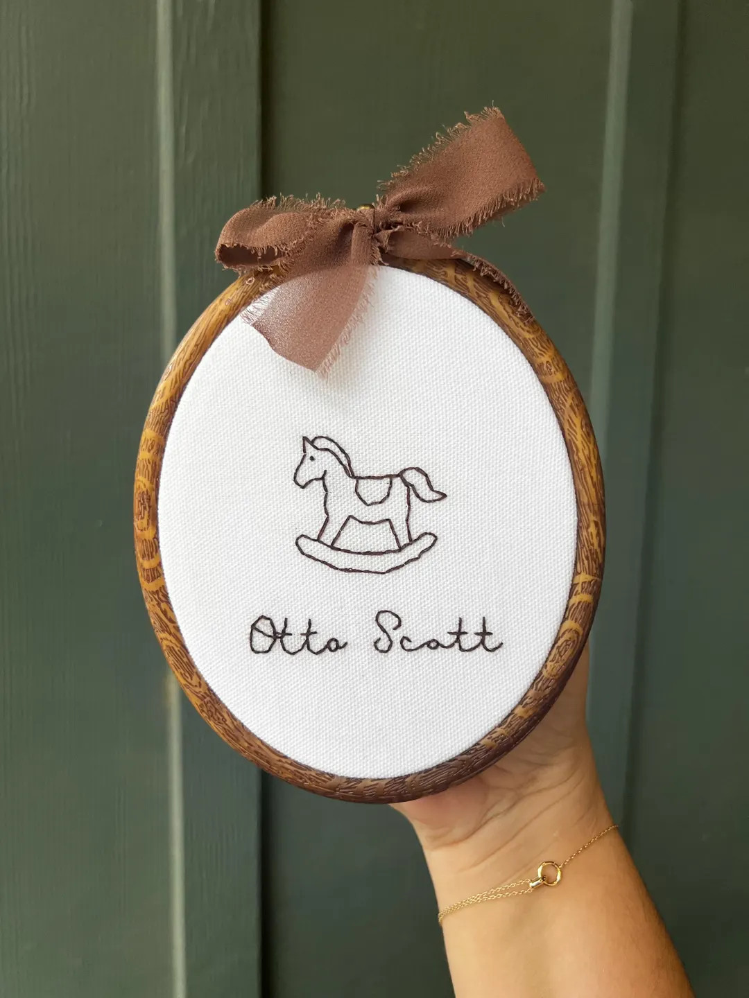 Custom ~5in wide x 6in tall Hand Embroidered Hoop Add a sweet touch to your home with this beauti... | Etsy (US)