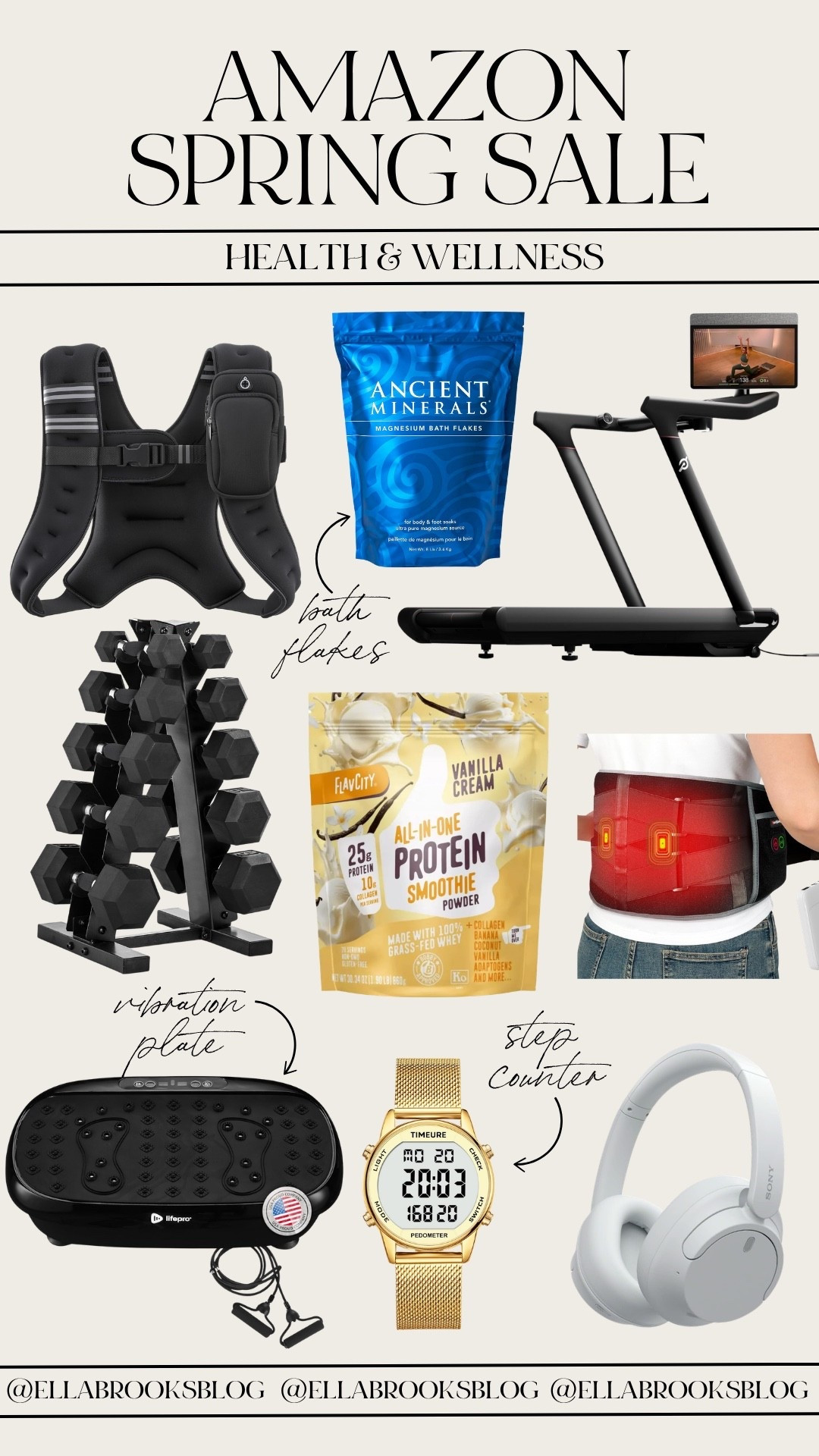 Amazon spring sale health & wellness finds!

Amazon health finds, Amazon wellness, weighted vest, step counter, back massager

#LTKselfcare #LTKActive #LTKSaleAlert