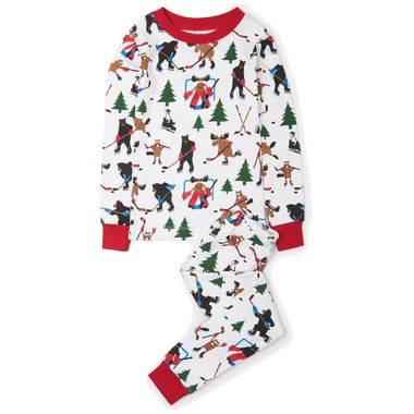 Hatley Wild About Hockey Kids PJ Set | Well.ca