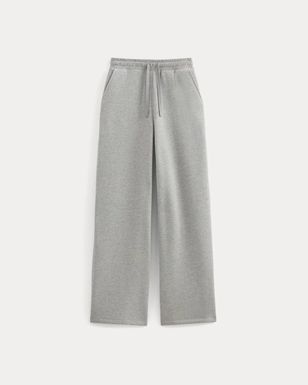Luxe Fleece Wide-Leg Sweatpant | Vintage Heather Grey | Everlane