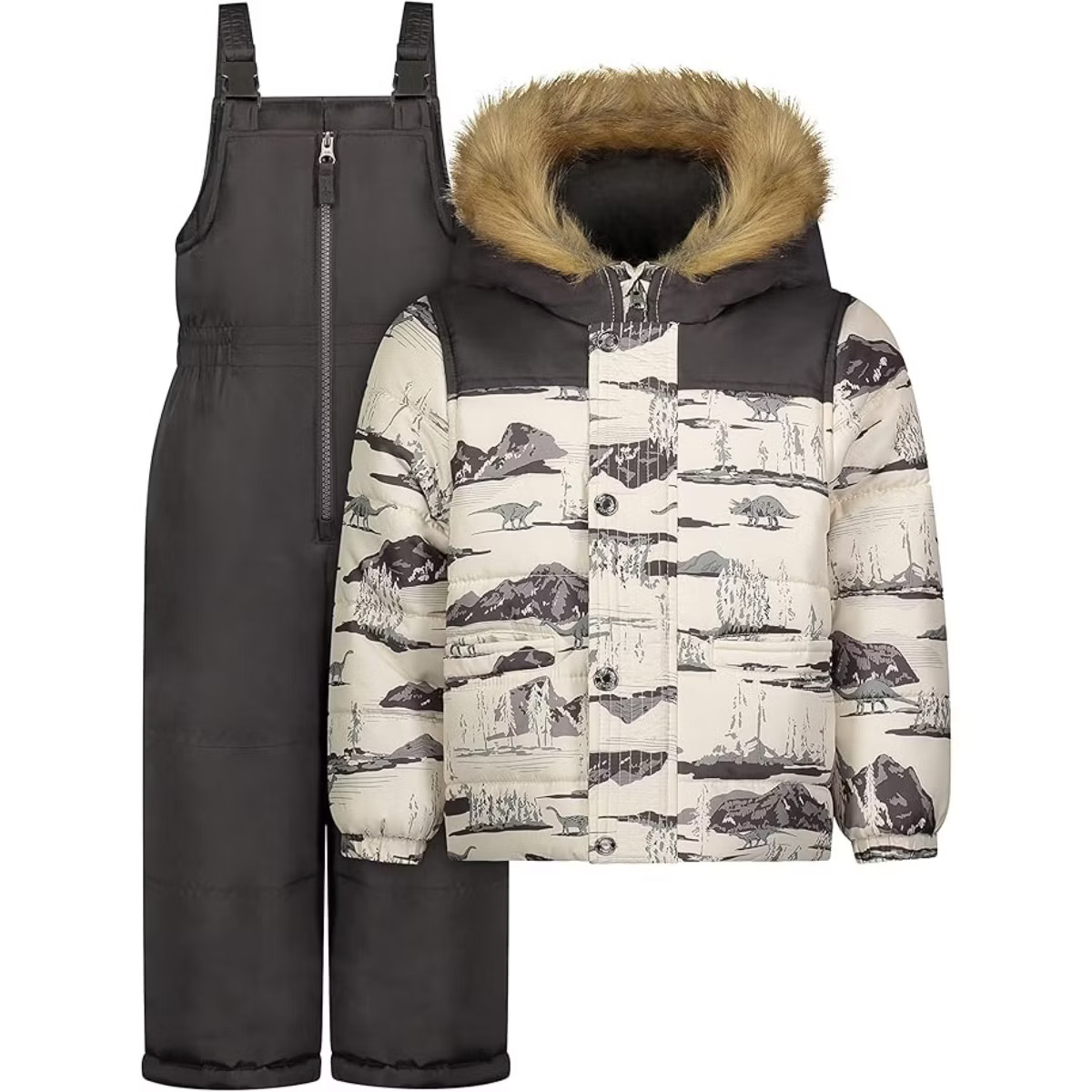 OshKosh B'Gosh Little/Big Boys' Heavyweight Coat and Snowbib Snowsuit Sets | Target