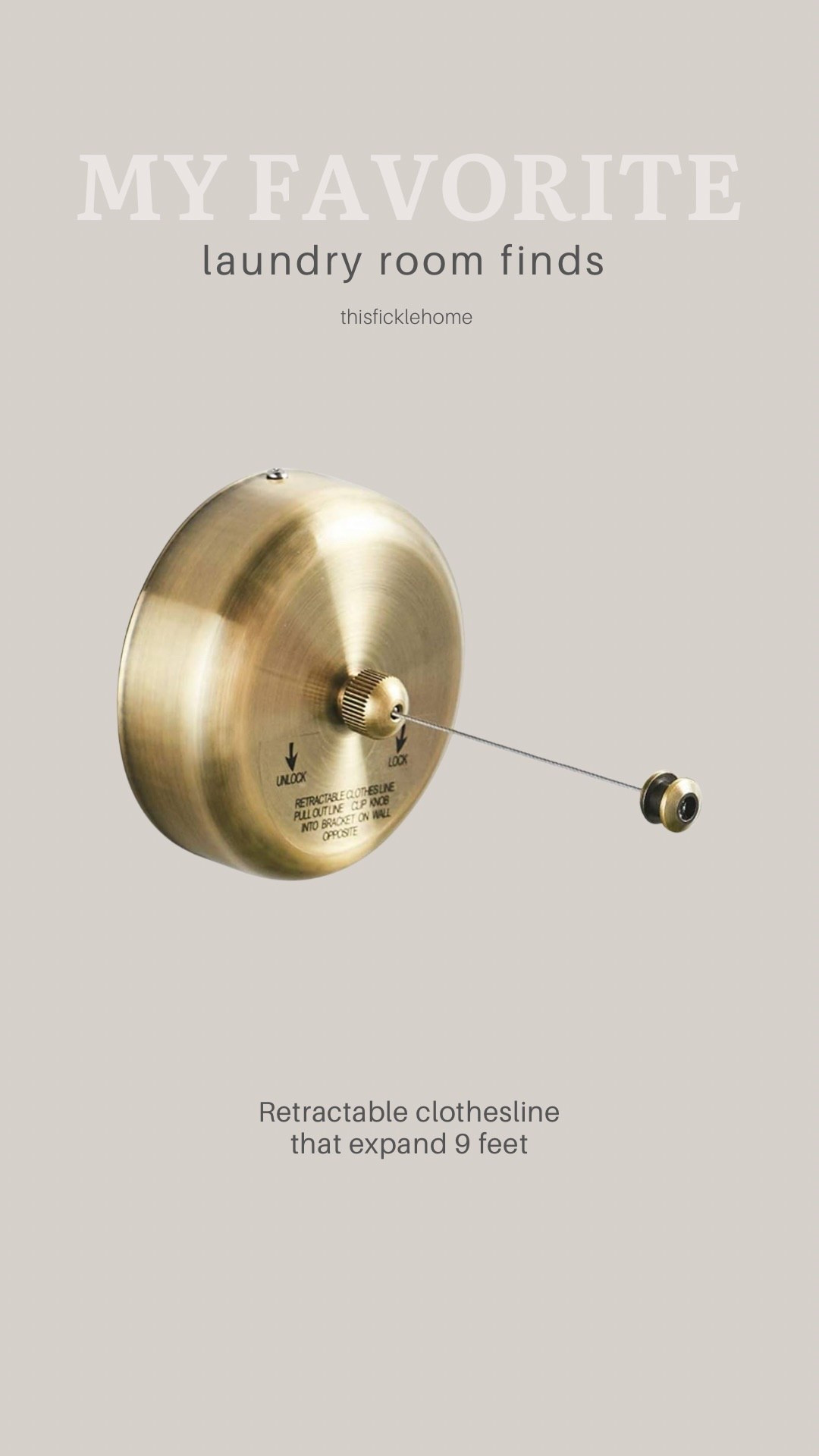 Retractable clothesline— the MVP of your laundry room!

#LTKHome #LTKmomlife