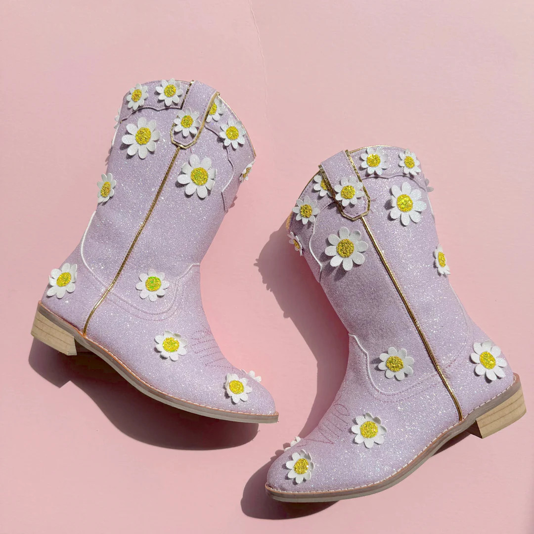 Cowgirl Lilac Oopsie Daisy Boots | Wild and Rae