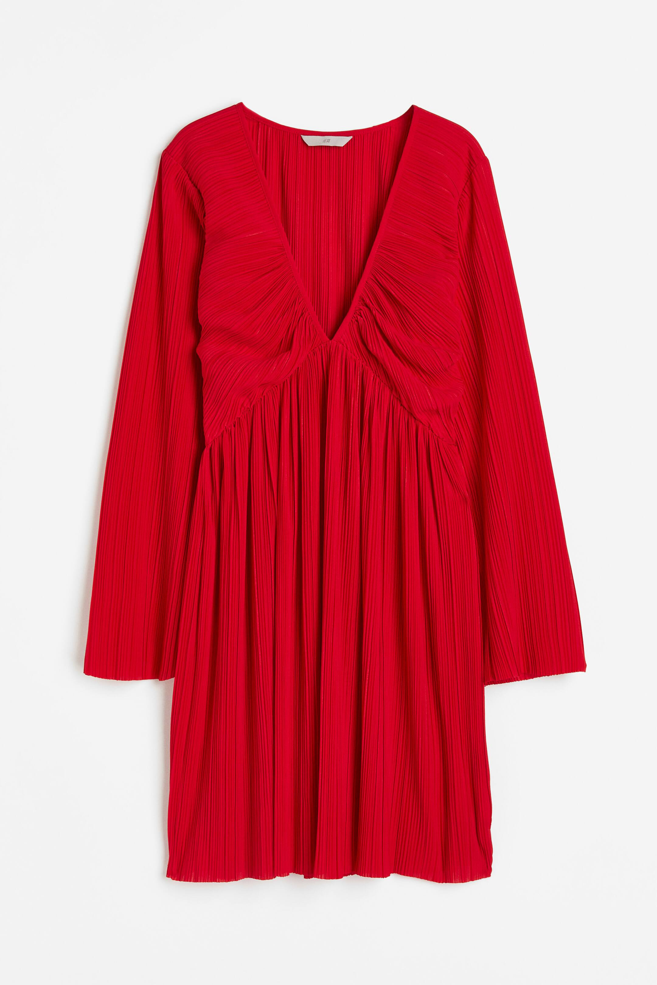 Pleated jersey dress | H&M (UK, MY, IN, SG, PH, TW, HK)
