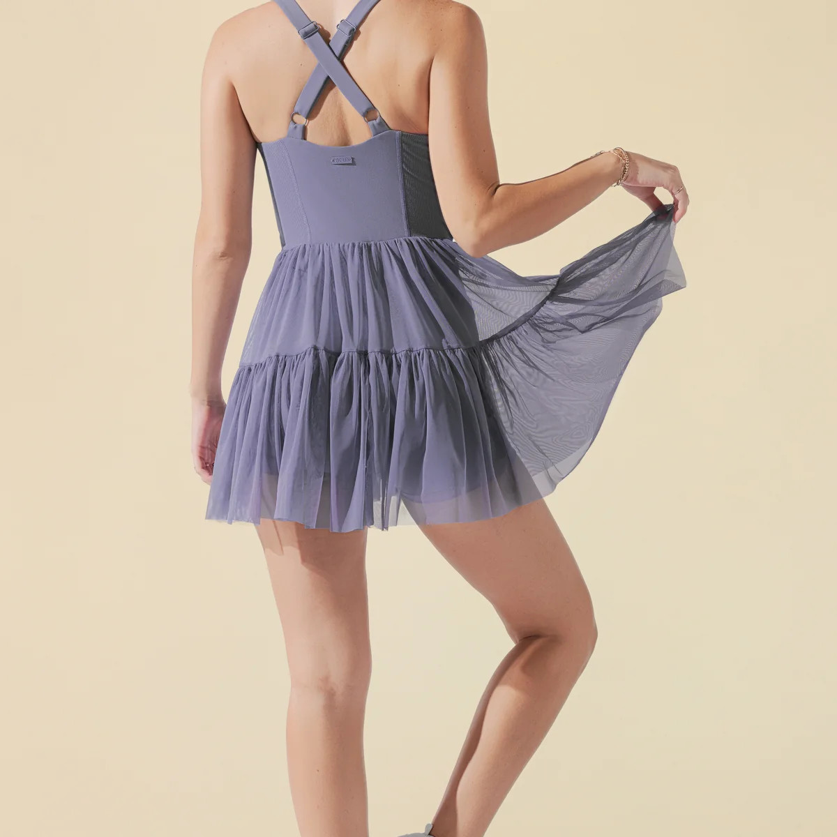 Corset Pirouette Dress - Blue Mist | POPFLEX