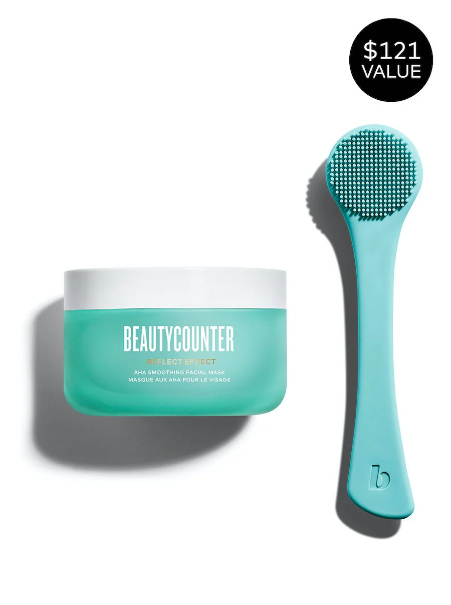 Reflect Effect AHA Smoothing Facial Mask and Tool Bundle | Beautycounter.com