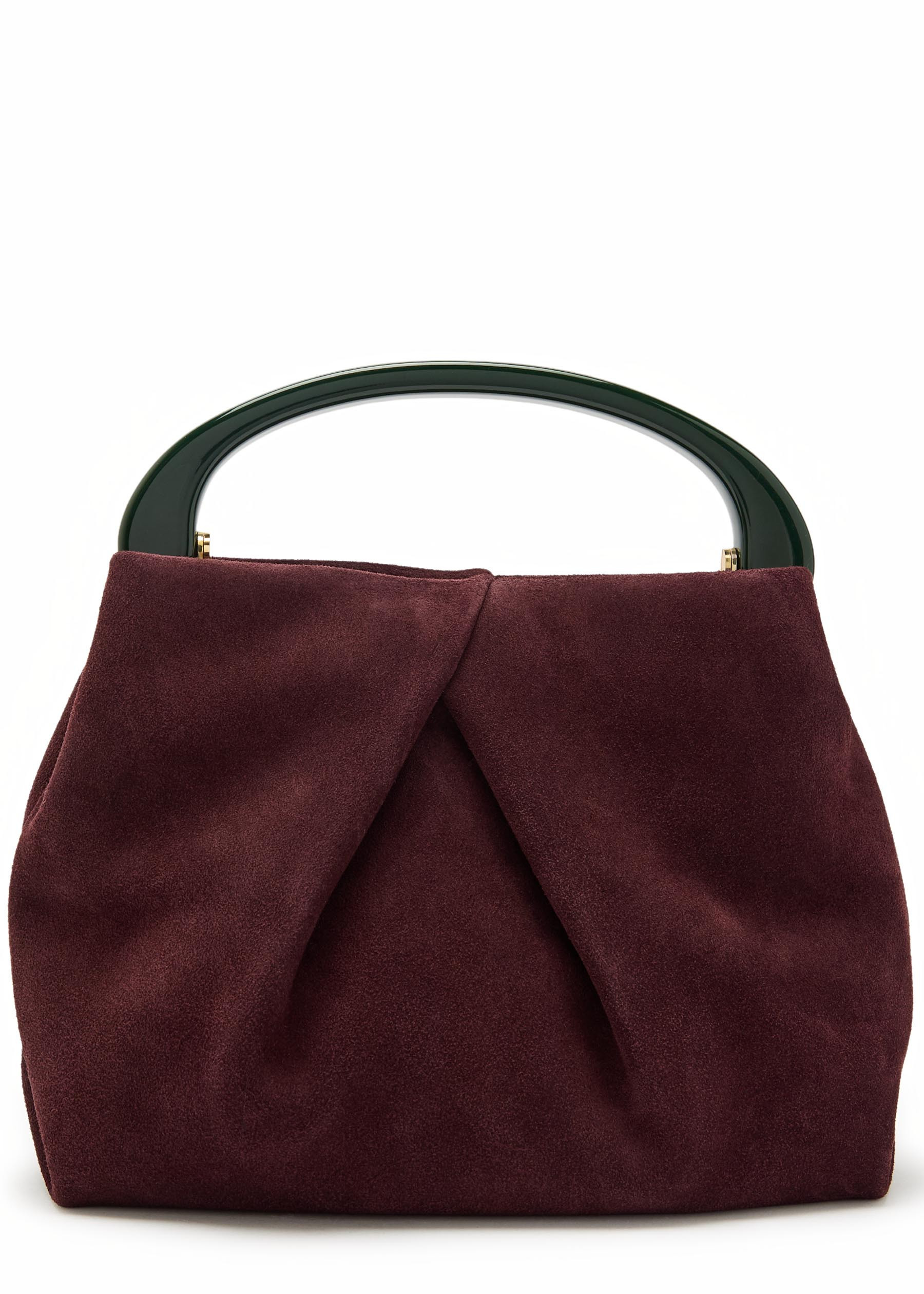 Crisp suede top handle bag | Harvey Nichols