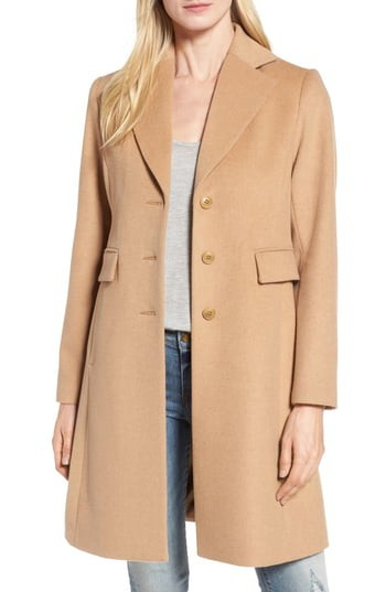 Women's Kristen Blake Walking Coat, Size 10 - Beige | Nordstrom