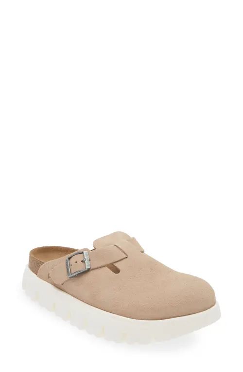 Birkenstock Boston Chunky Platform Clog in Warm Sand at Nordstrom, Size 9-9.5Us | Nordstrom