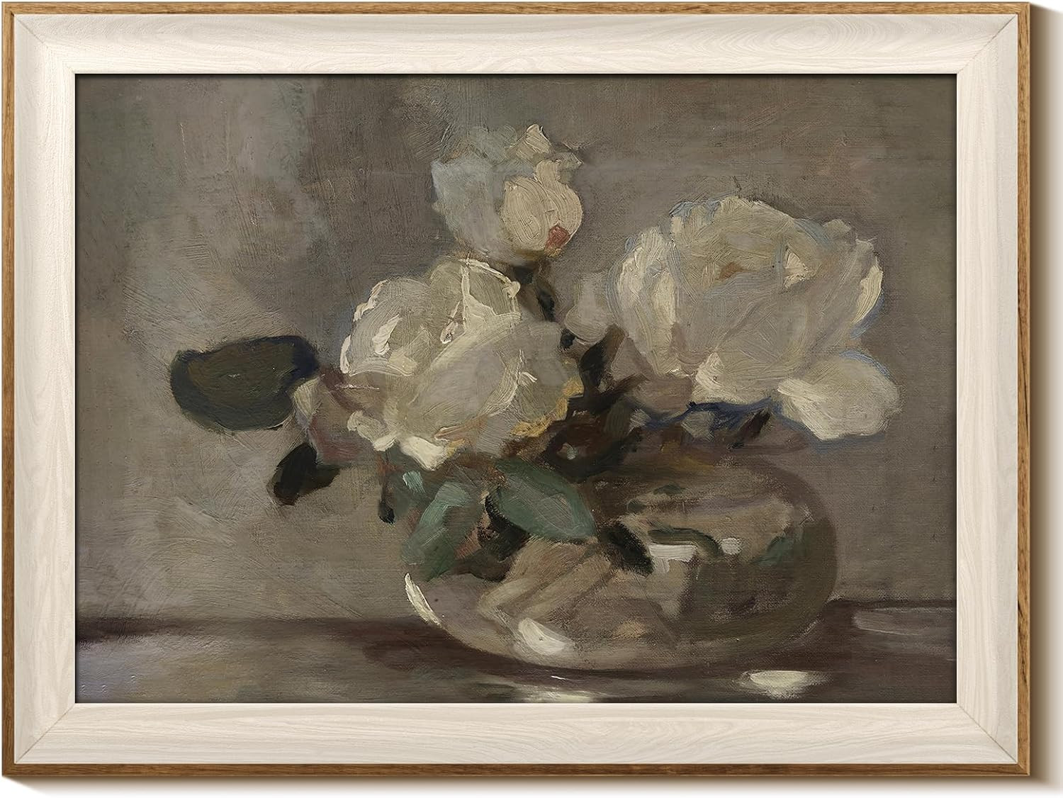 InSimSea Framed Canvas Wall Art Framed Wall Decorations, Mid Century Modern Wall Decor, Botanical... | Amazon (US)