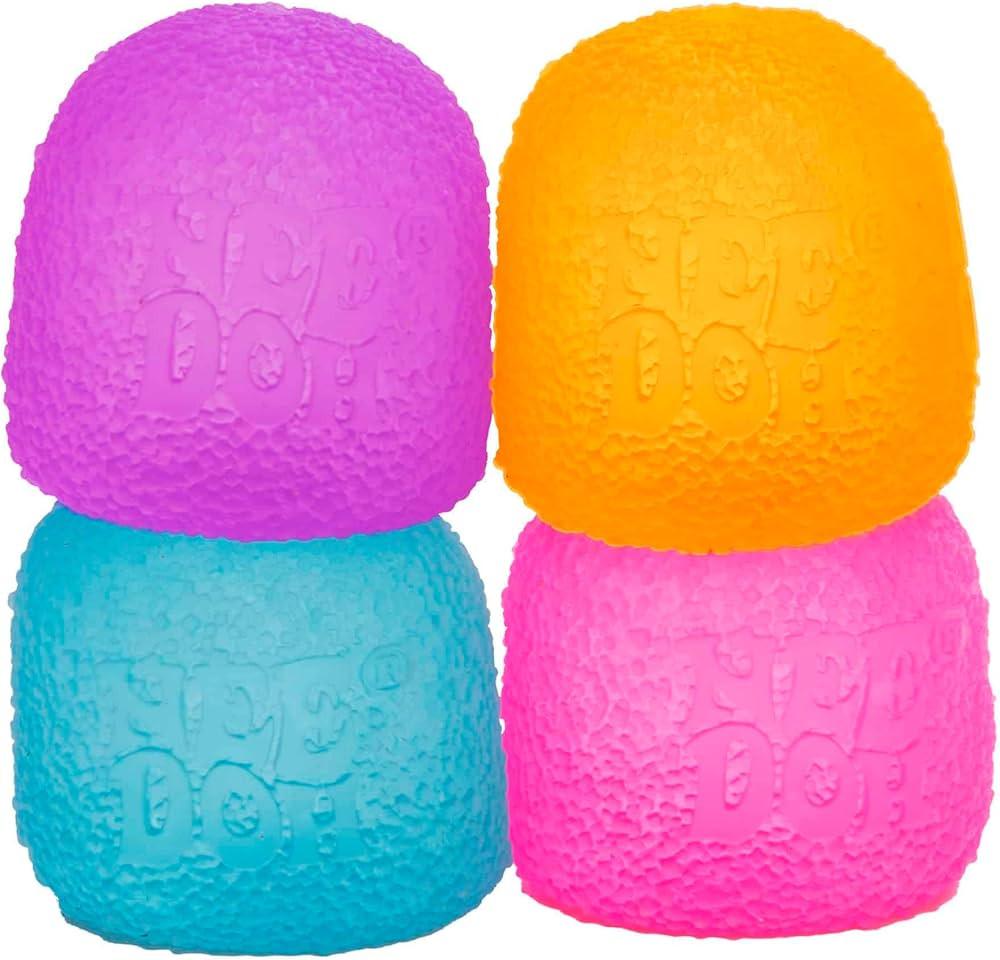 Schylling NeeDoh Gumdrop Textured Sensory Fidget Toy Colors May Vary (3 Pack) | Amazon (US)