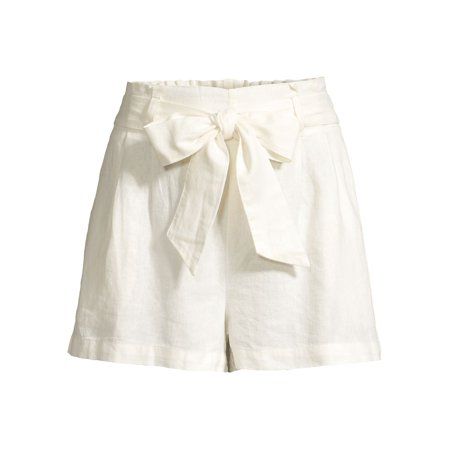 Design Lab - Tied-Bow Shorts - Walmart.com | Walmart (US)