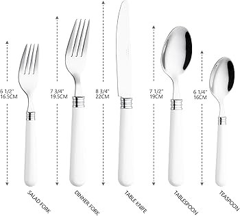 ANNOVA Silverware Set 20 Pieces Cutlery Stainless Steel Colorful Fun Handle Flatware Service for ... | Amazon (US)