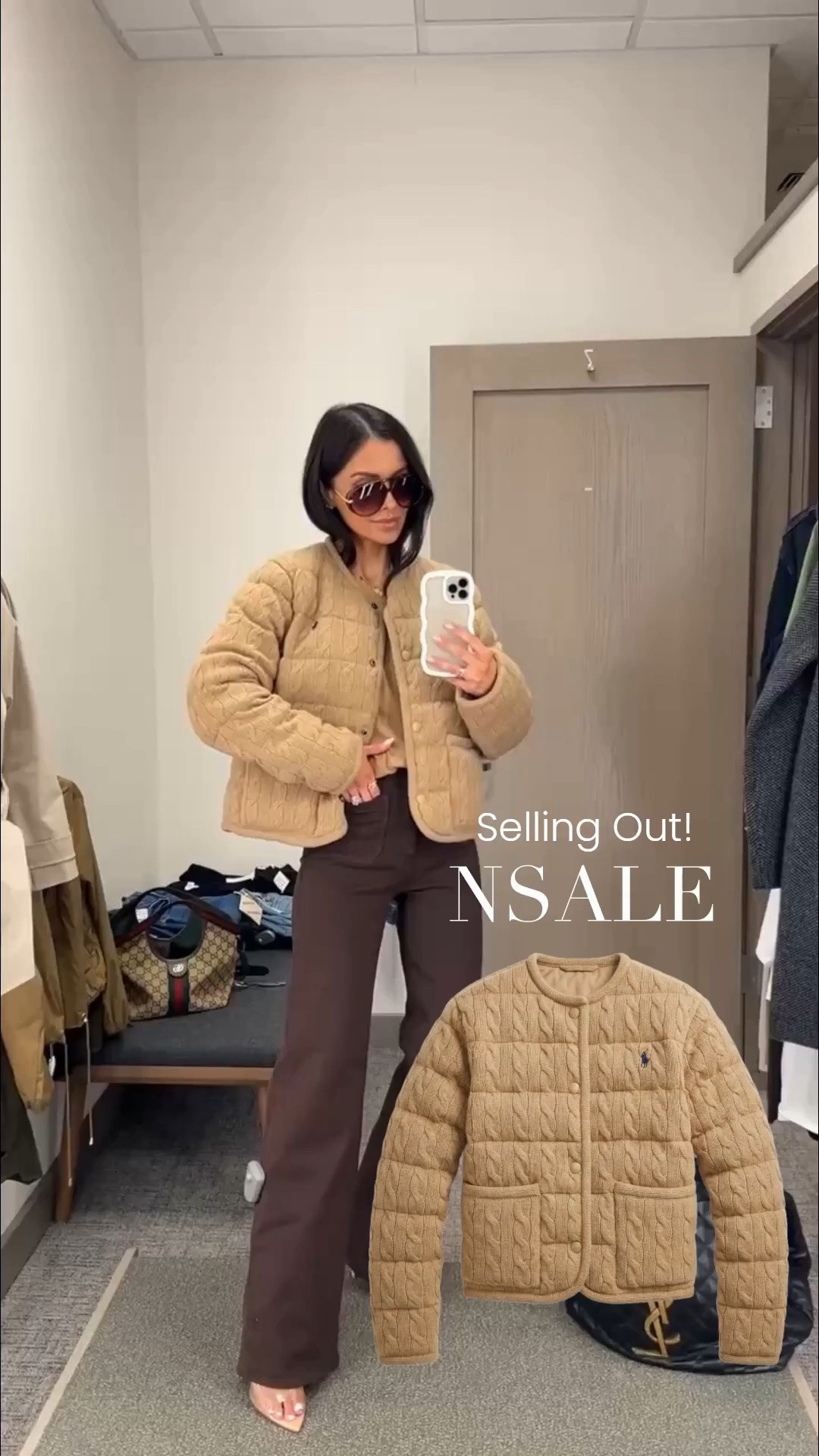 Nordstrom anniversary sale restock 
Nsale 2026 last minute picks  
Frame brown jeans wearing a 24 
Polo ralph lauren sweater wearing an xs
Polo cable knit quilted jacket already selling out 

#nsale @nordstrom

#LTKSaleAlert #LTKOver40 #LTKmomlife