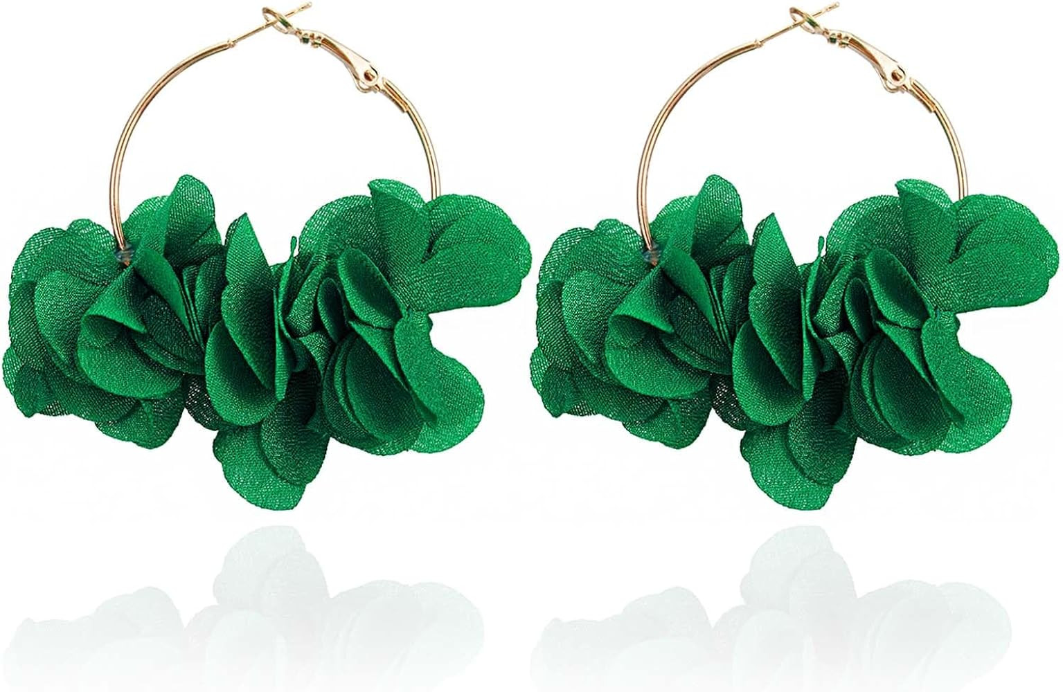 Flower Earrings for Women Dangle Statement Vacation Festival Jewelry | Amazon (US)
