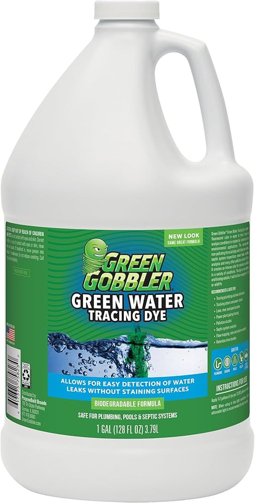 Green Water Tracing & Leak Detection Flourescent Dye - 1 Gallon | Amazon (US)