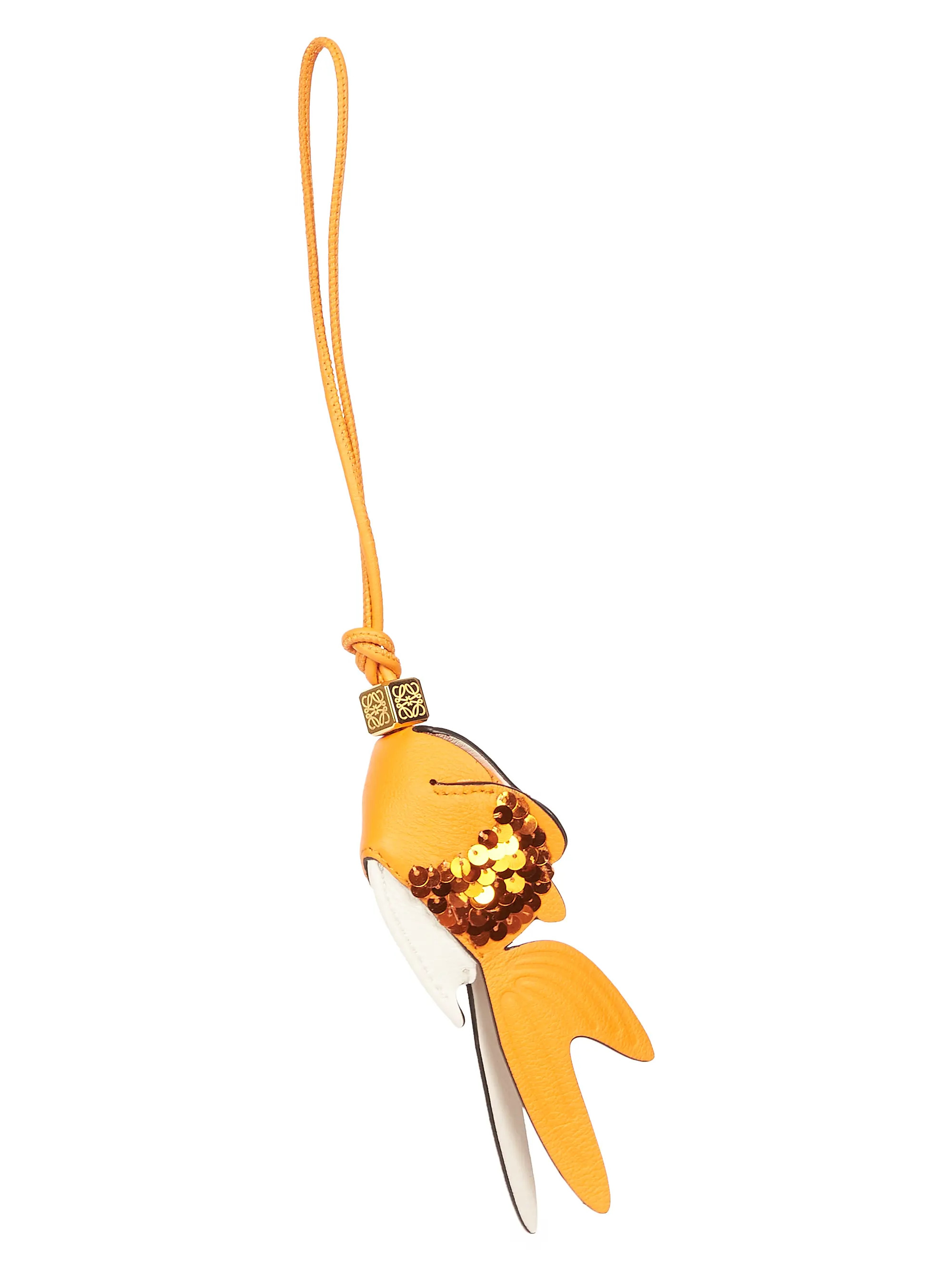 LOEWE x Paula's Ibiza Leather Fish Bag Charm | Saks Fifth Avenue