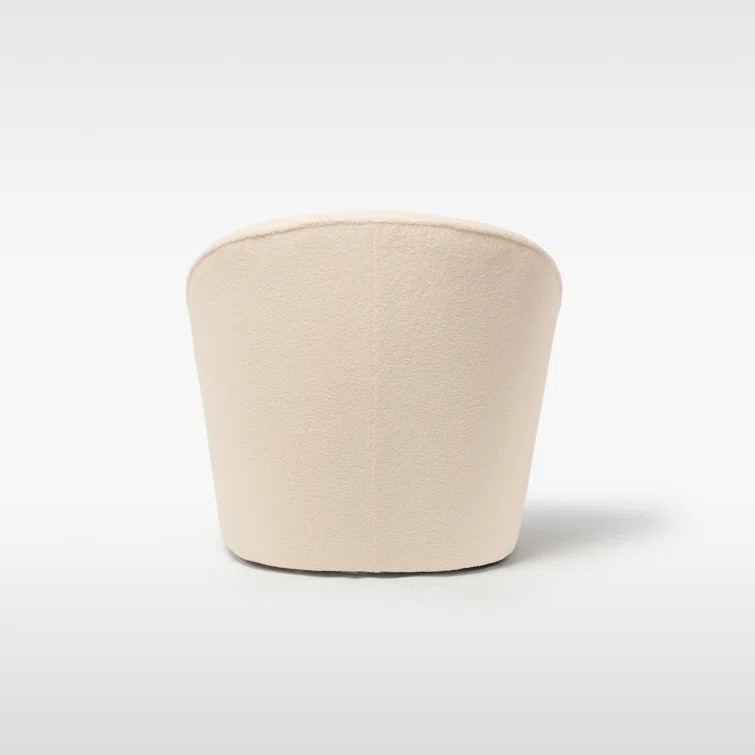 Deshaune Bouclé Upholstered Swivel Barrel Accent Chair | Wayfair North America