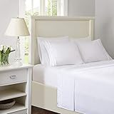 Intelligent Design Ruffled White Sheet Set, Cottage/Country Bed Sheets California King, Bed Sheets S | Amazon (US)