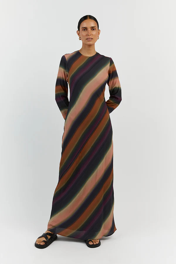 LULU OMBRE SLEEVED DRESS | DISSH