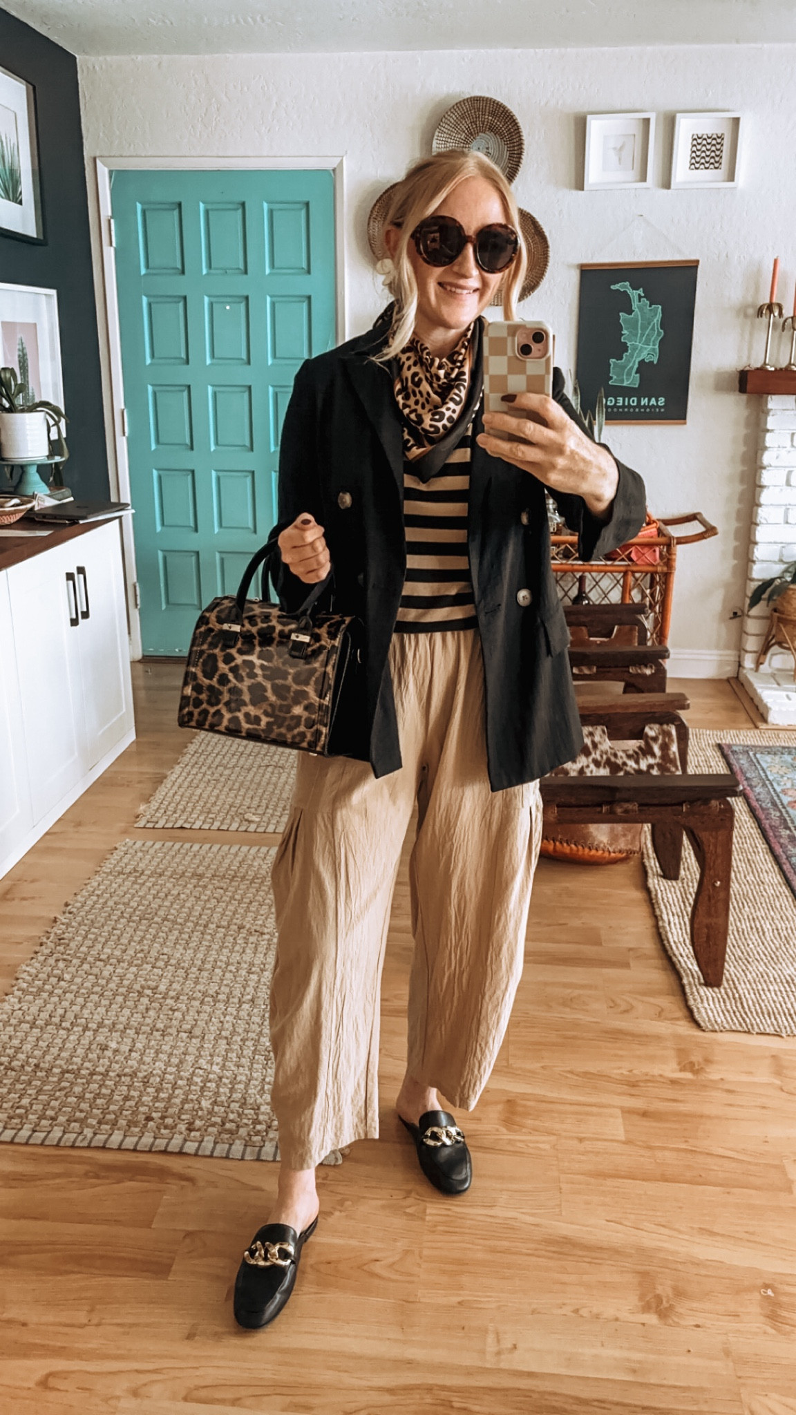 Target Haul look 5 ✨ cutest striped tee styled with leopard accents and parachute pants! This would be a great workwear look! 

Wearing L in top and pants. 150 lbs and 5’7” for reference!

20% off SALE on women’s clothes rn at Target if you’re a Circle member 🎯Including most items in this Reel! 

Target haul, Target fall haul, Target style, Target finds. Target sale, Target favorites, Target tops, Target bottoms, Target outfits, fall style, fall fashion inspo, fall outfits, elevated casual, leopard print, graphic tee, denim shirt, future collective, studded flats, Mary Jane’s, target shoes, flannel shirt, suede bucket bag, suede bag, workwear looks, work outfit ideas

#LTKSaleAlert #LTKOver40 #LTKWorkwear
