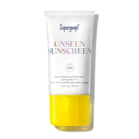 Supergoop! Unseen Sunscreen, 30ml - SPF 40 PA+++, Broad Spectrum Face Sunscreen & Makeup Primer -... | Amazon (US)