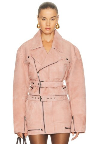 Alex Perry JACKE in Dusty Rose - Rose. Size S (also in M). | FWRD 