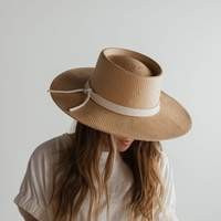 Bre Straw Pork Pie - Natural | Gigi Pip