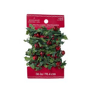3ft. Mini Holly Garland Decoration by Ashland® | Michaels Stores