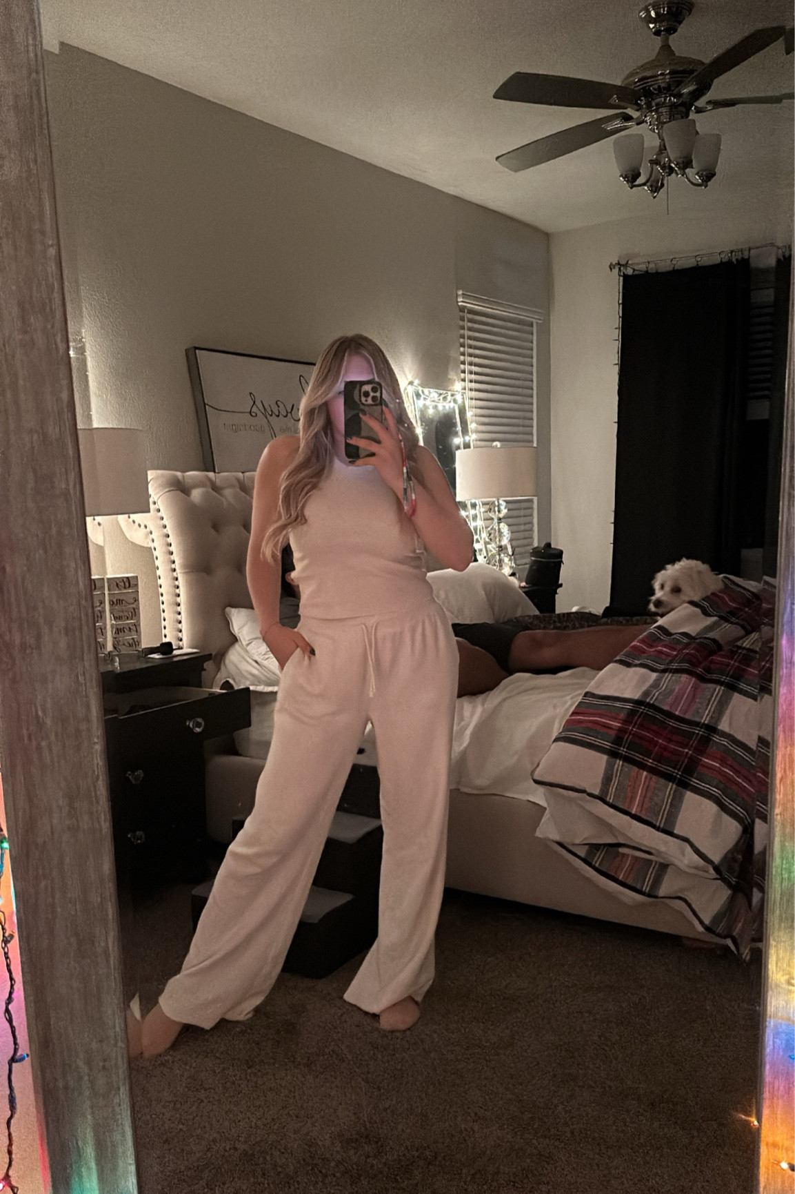 My favorite set! Everything runs true to size. I am a size 6, 36D and wearing a large top and medium bottoms for reference. 

#LTKfindsunder100 #LTKstyletip #LTKHoliday